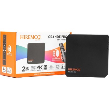 Hiremco Grande Pro 2-32 GB Android Box Hiremco Grande Pro 2-32 GB Android Box