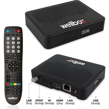 Wellbox Atom Plus HD Linux satellite receiver Wellbox Atom Plus HD Linux satellite receiver