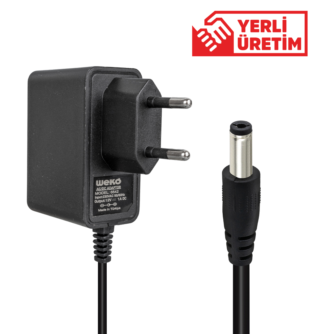 Weko 12 voltios - 1 amper 5.5*2.5 -END PRODUCCIÓN Doméstica Sectle Sectle Sectle Adaptador Weko 12 voltios - 1 amper 5.5*2.5 -END PRODUCCIÓN Doméstica Sectle Sectle Sectle Adaptador